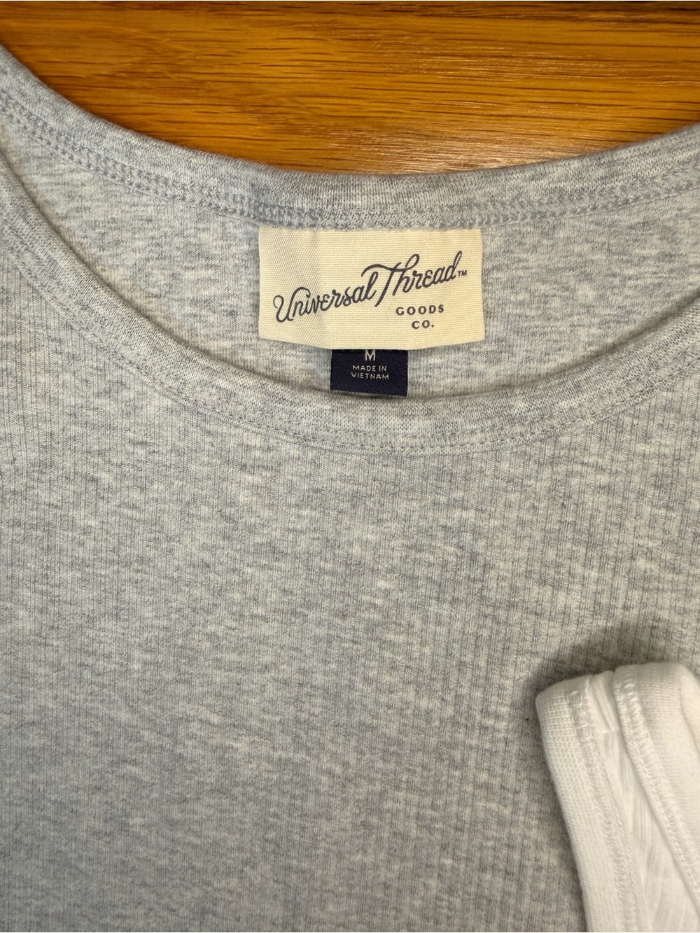 Universal Thread Ribbed Tank Top 2 Pack Gray White Size M NWOT - Picture 5 of 5
